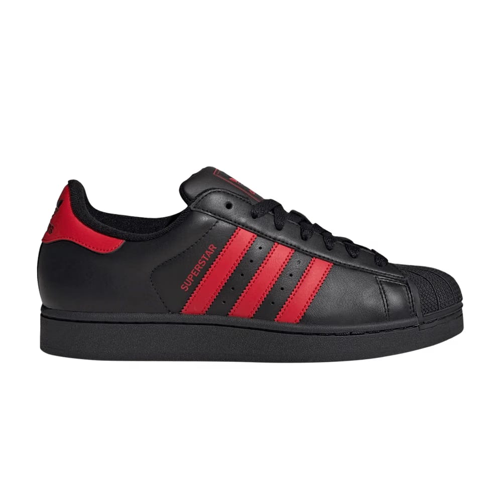 Adidas Superstar 2 Black Scarlet