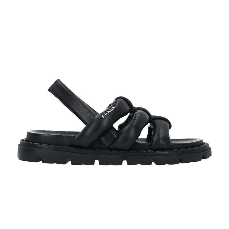 Prada Wmns Nappa Sandal 'Black'