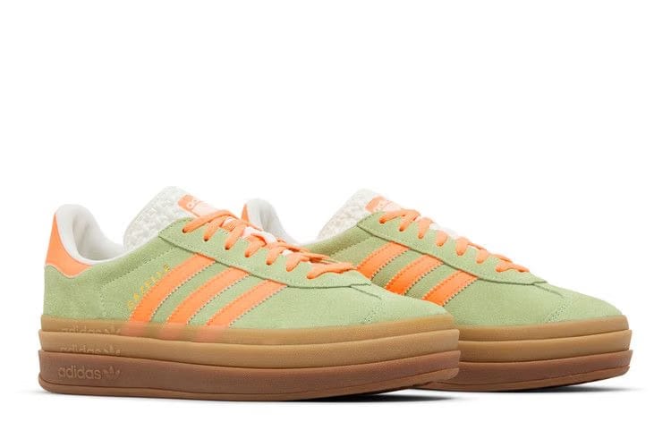 Adidas Wmns Gazelle Bold 'Green Spark Screaming Orange'