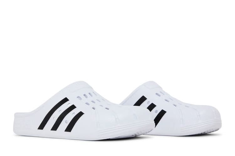 Adidas Adilette Clog White Black
