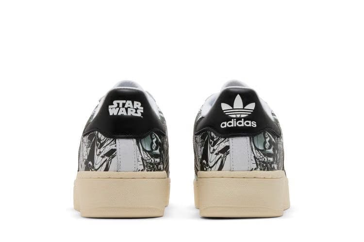 Star Wars x Nanzuka x adidas Superstar XLG R2-D2 and C-3PO