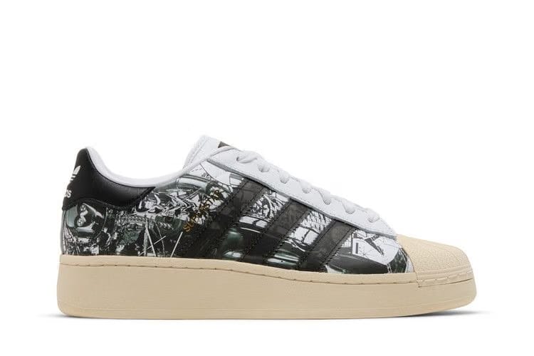 Star Wars x Nanzuka x adidas Superstar XLG R2-D2 and C-3PO