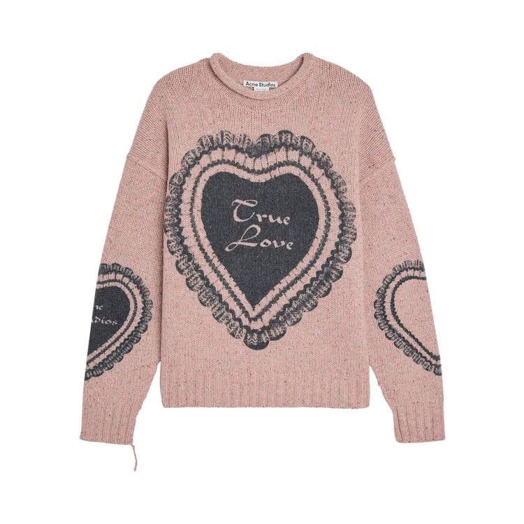 Acne Studios Long-Sleeve T-Shirt Faded Pink
