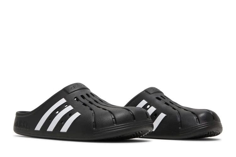 adidas Adilette Clog Black White