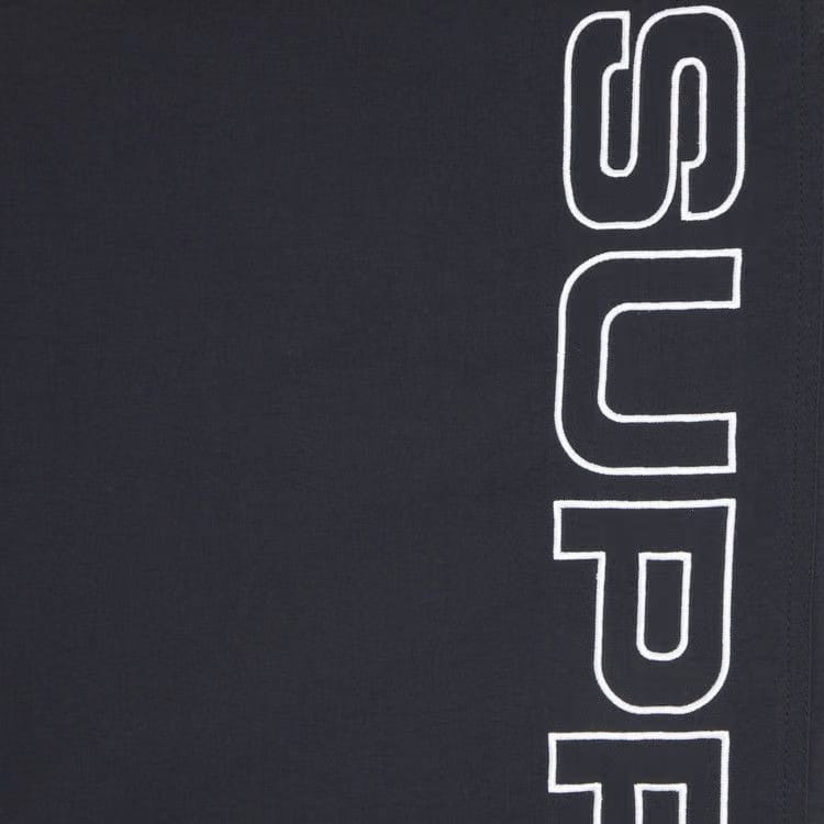 Supreme Spellout Embroidered Track Pant Black