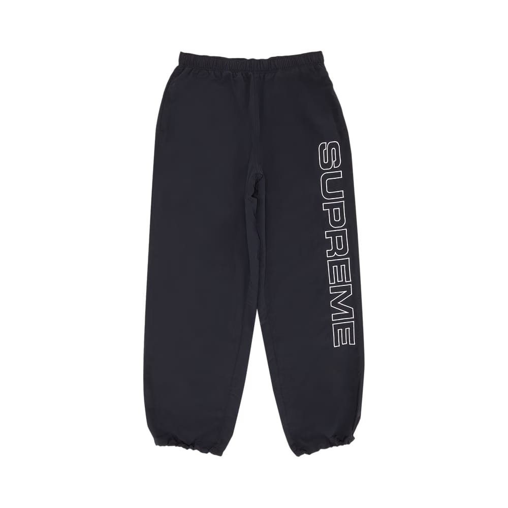 Supreme Spellout Embroidered Track Pant Black
