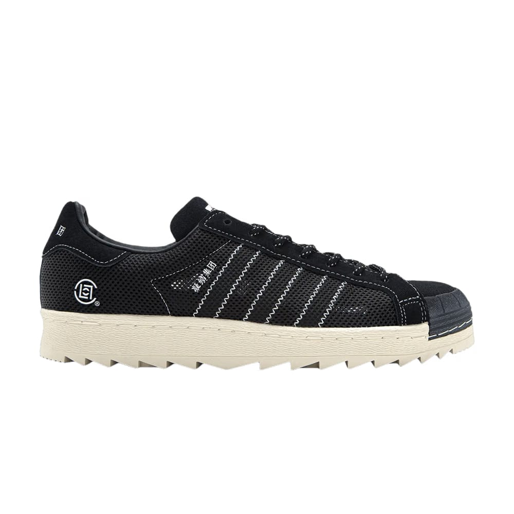 CLOT x Neighborhood x adidas Superstar Black