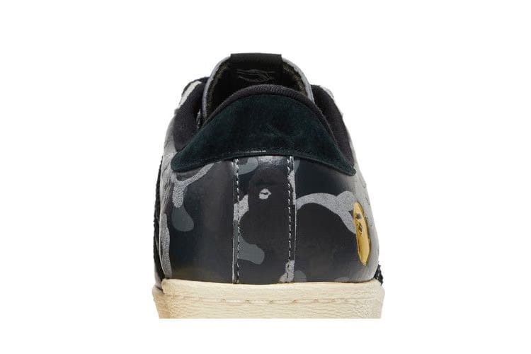 A Bathing Ape x Undeafeated x adidas Superstar 80s Black Camo