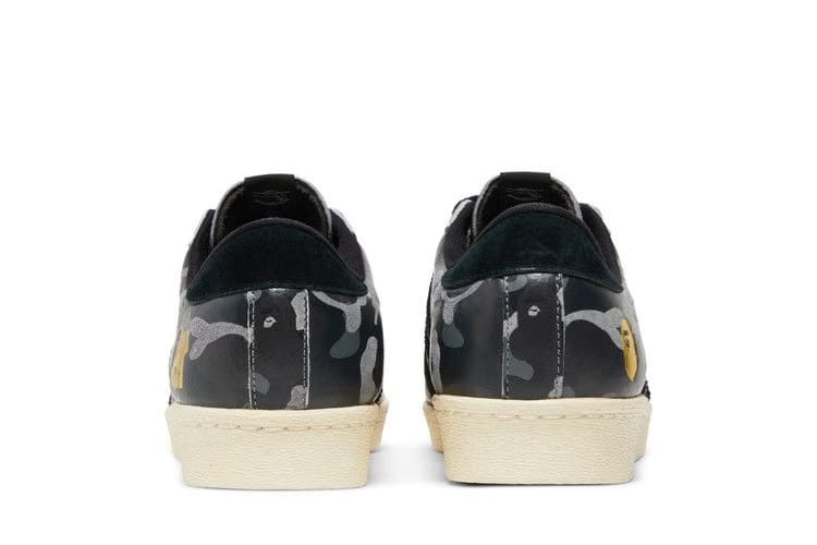 A Bathing Ape x Undeafeated x adidas Superstar 80s Black Camo