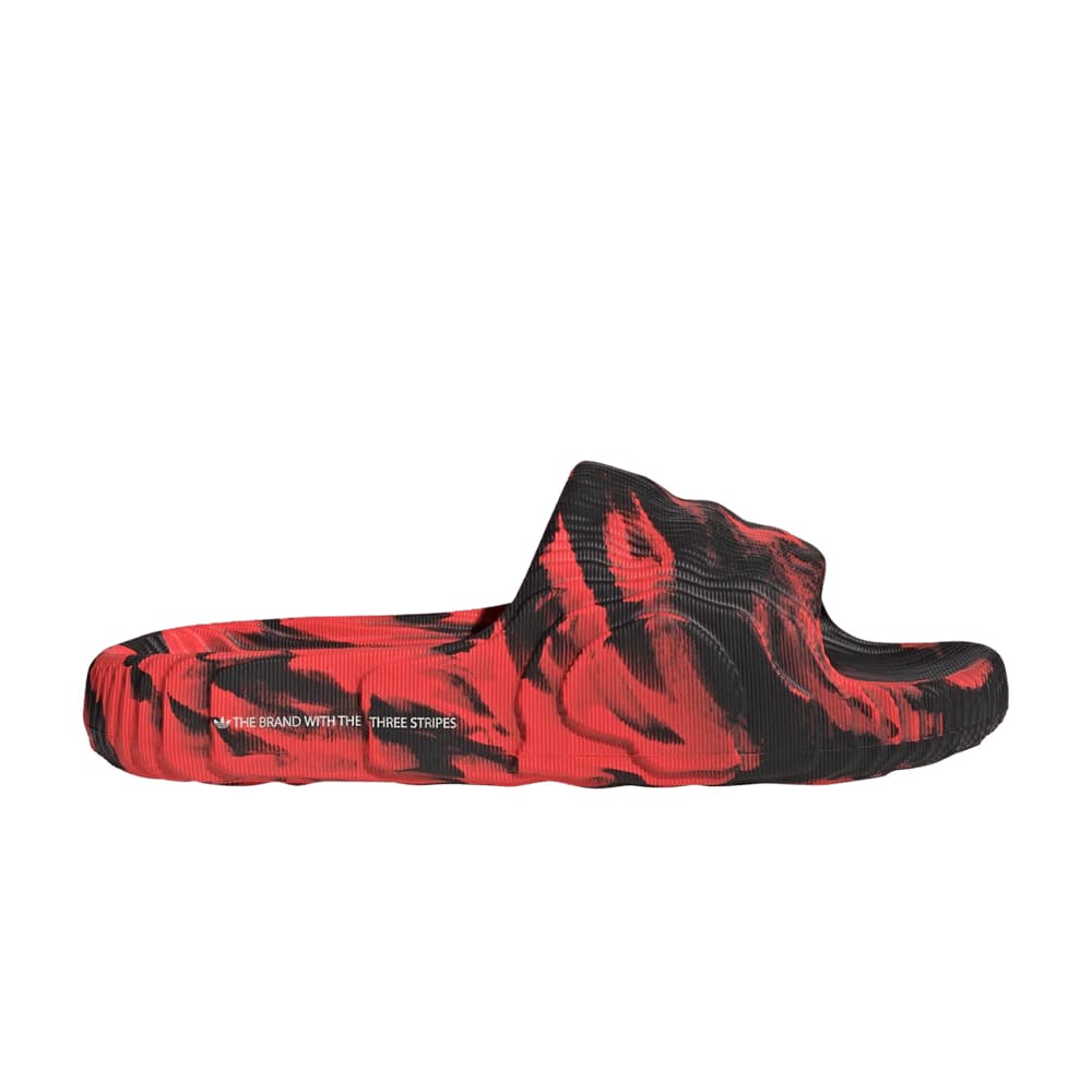 Adidas Adilette 22 Slides Bright Red Black