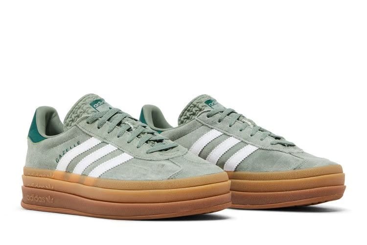 Adidas Wmns Gazelle Bold 'Silver Green Gum'