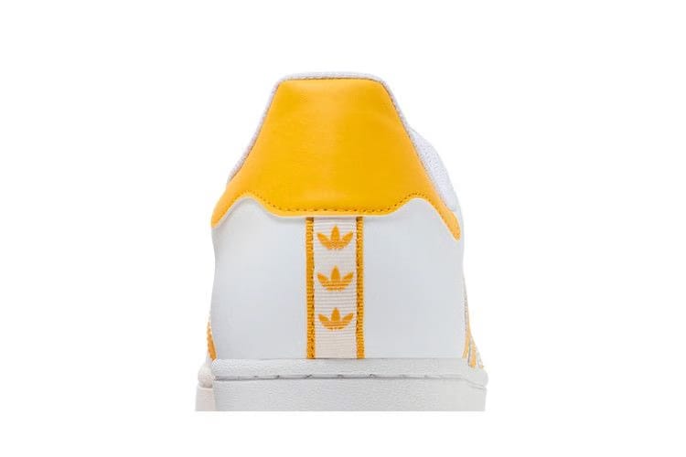 Adidas Superstar White Crew Yellow