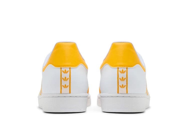 Adidas Superstar White Crew Yellow