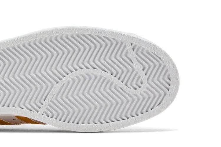 Adidas Superstar White Crew Yellow