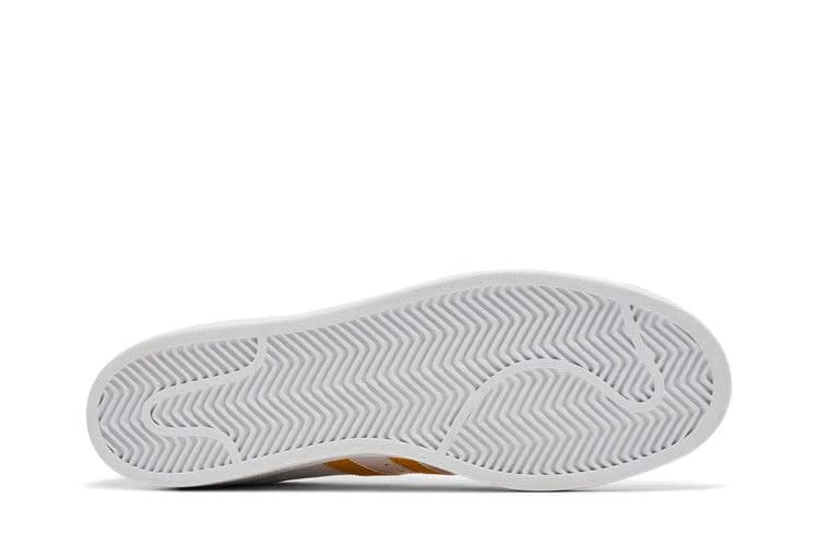 Adidas Superstar White Crew Yellow