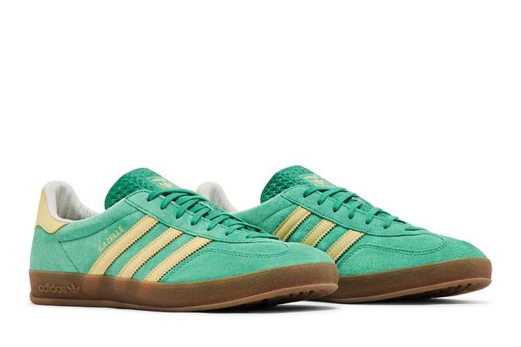 Adidas Gazelle Indoor Semi Court Green Almost Yellow