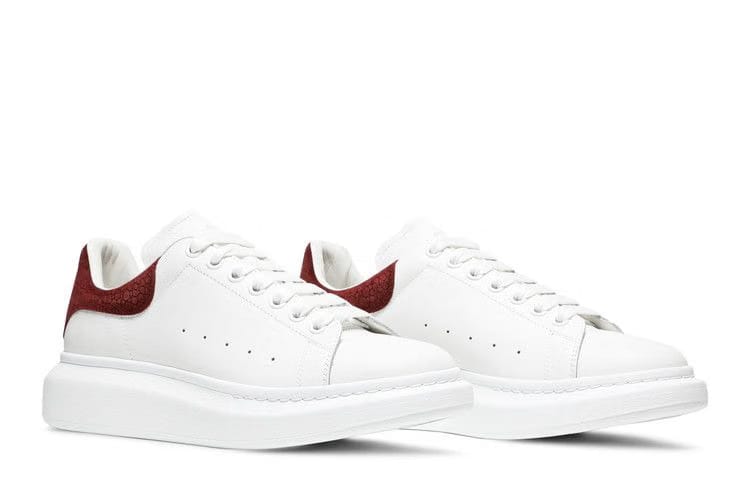 Alexander McQueen Oversized Sneaker Burgundy Crocodile