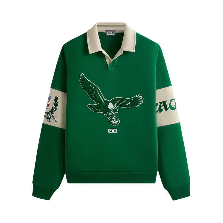 Kith & '47 for the NFL: Eagles Nelson Collared Pullover Parrot
