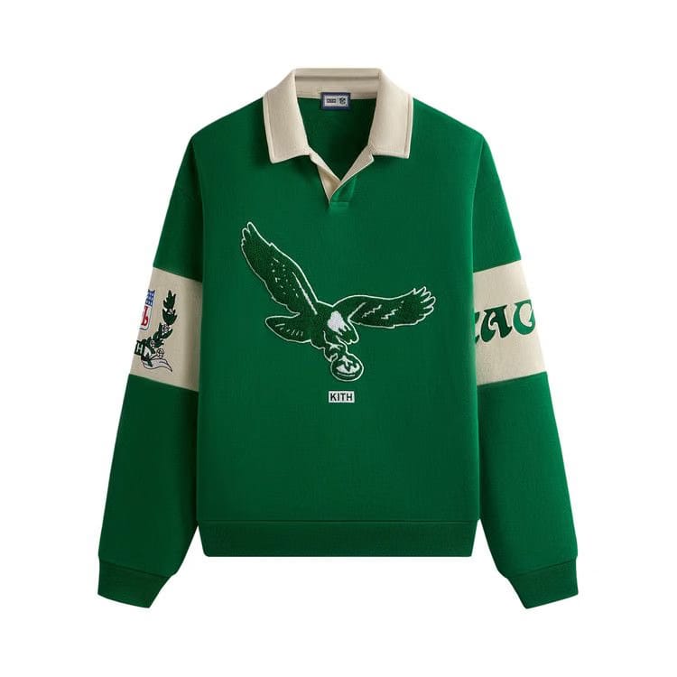 Kith & '47 for the NFL: Eagles Nelson Collared Pullover Parrot