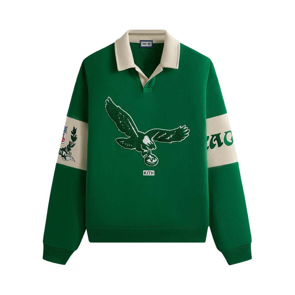 Kith & '47 for the NFL: Eagles Nelson Collared Pullover Parrot