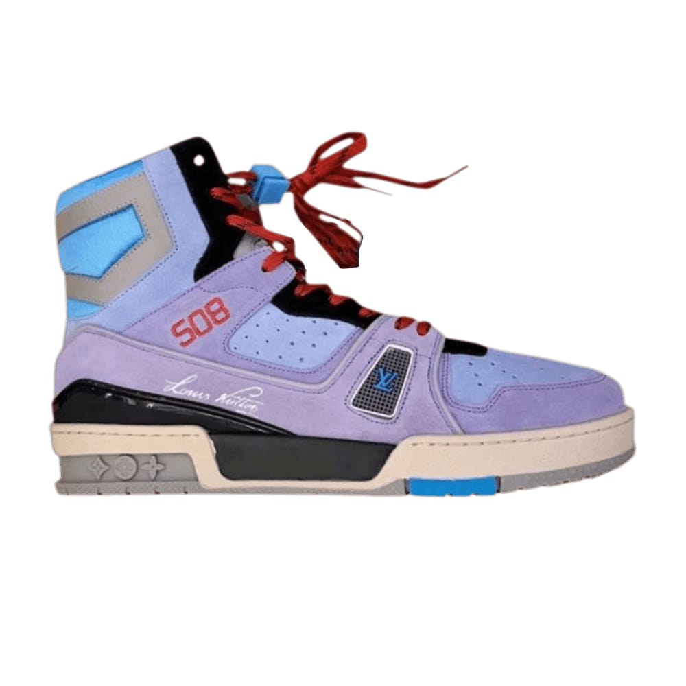 Louis Vuitton Trainer Sneaker Boot Purple