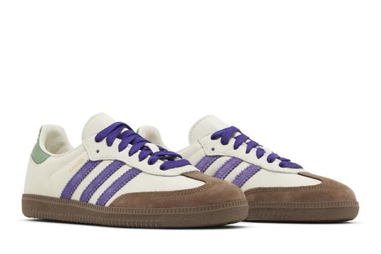 Adidas Wmns Samba OG 'Off White Purple Green'