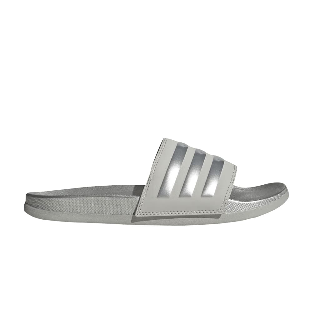 Adidas Wmns Adilette Comfort Slide 'Grey Silver Metallic'