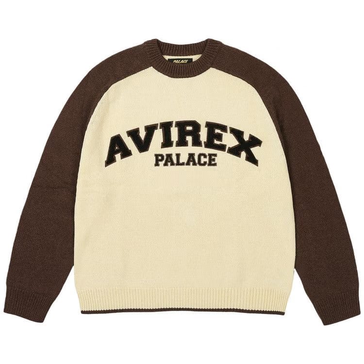 Palace Avirex Knit Caked Brown