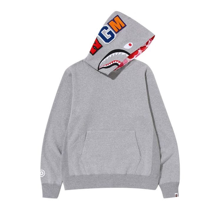 BAPE Shark Pullover Hoodie Grey