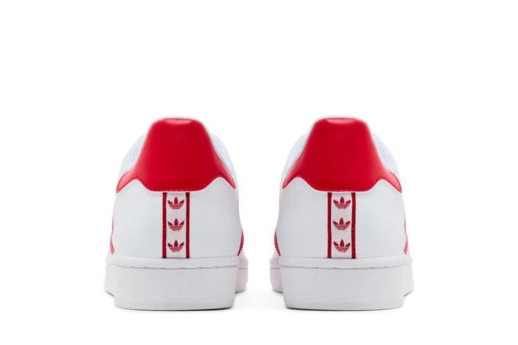 Adidas Superstar Footwear White Scarlet