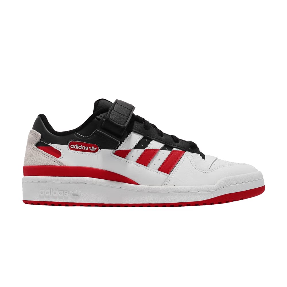 Adidas Forum Low Premium Split - Black Vivid Red