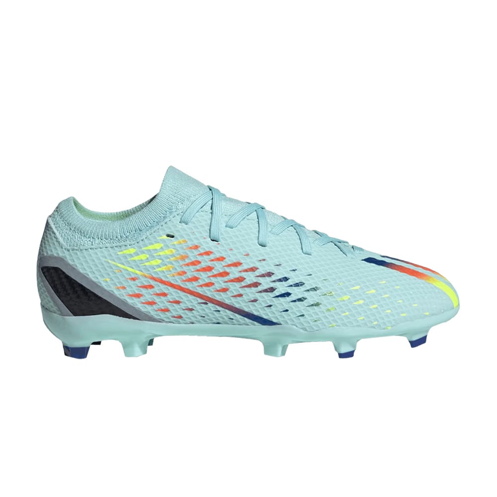 Adidas x Speedportal.3 FG J Al Rihla Pack - Clear Aqua