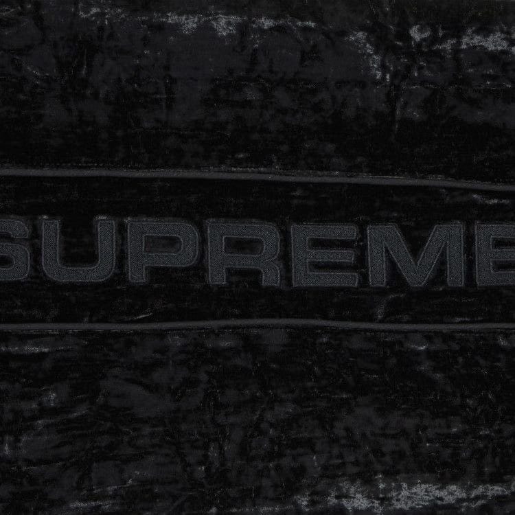 Supreme Crushed Velvet Track Pant Black
