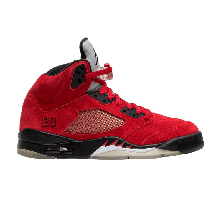 Air Jordan 5 Retro Raging Bull Red Suede