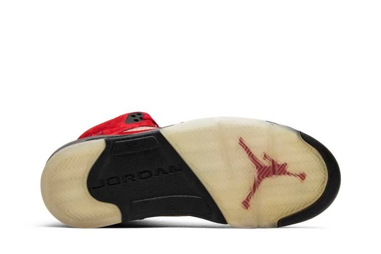 Air Jordan 5 Retro Raging Bull Red Suede