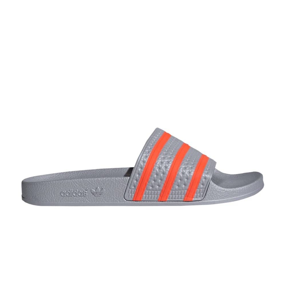 Adidas Adilette Slide Halo Silver Solar Red