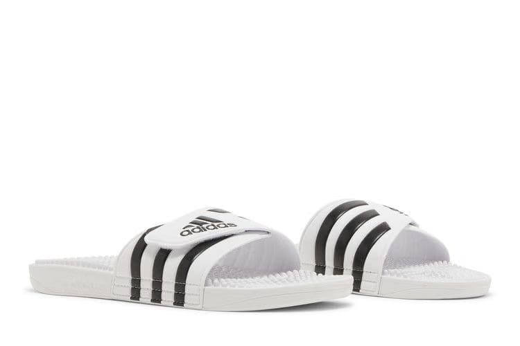 Adidas Adissage Slides White Black