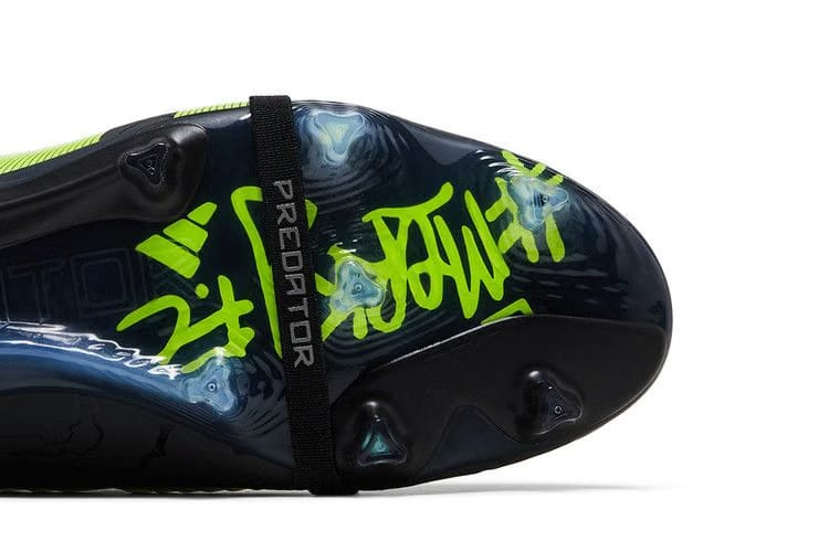 #MerkyFC x adidas Predator Elite Foldover Tongue FG Black Lucid Lemon