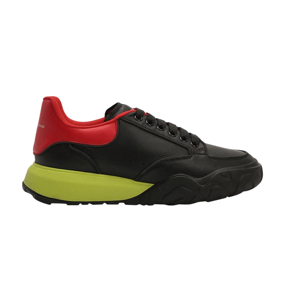 Alexander McQueen Court Trainer Black Lust Red Yellow