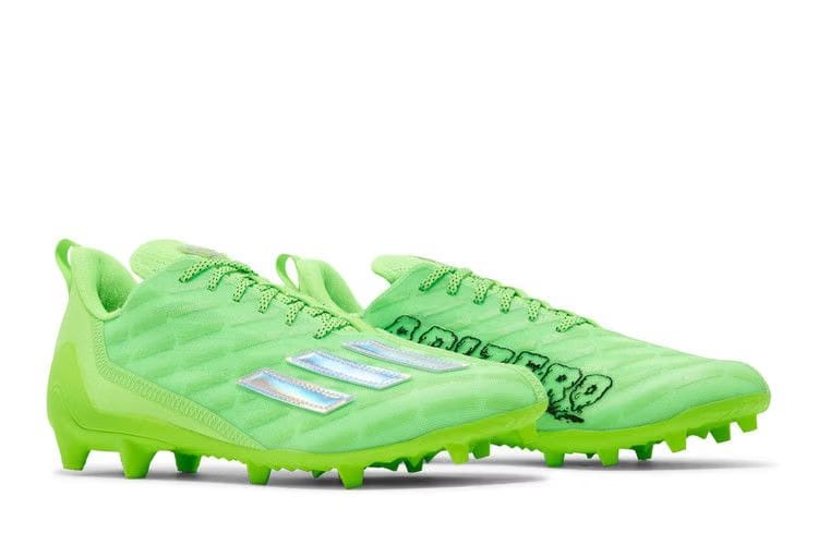 Adidas Adizero Cleats Team Solar Green Silver Metallic