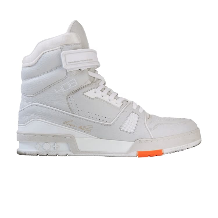 Louis Vuitton 408 Trainer Sneaker Boot Nuage White