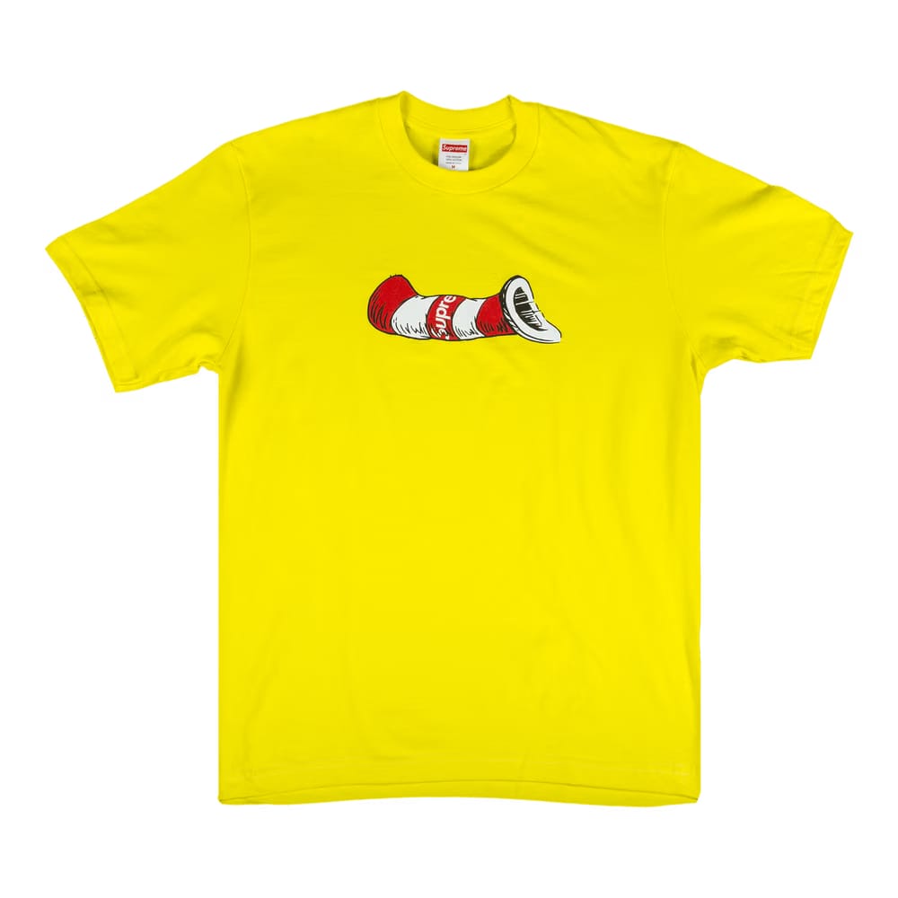 Supreme Cat In The Hat T-Shirt Yellow