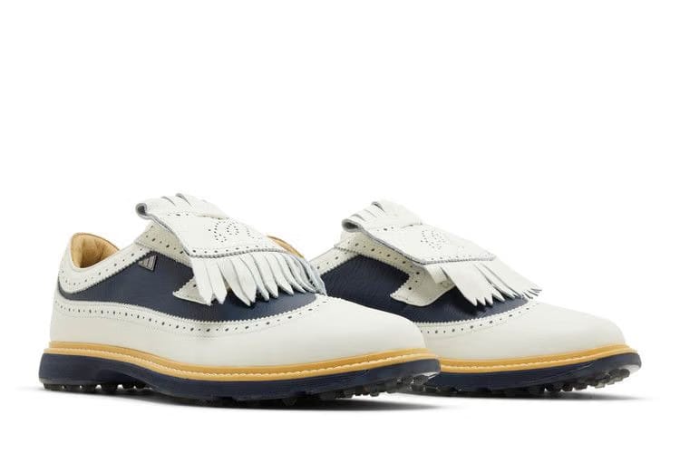 Malbon Golf x adidas MC87 Spikeless Golf Off White Collegiate Navy