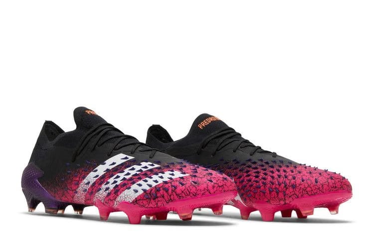 Adidas Predator Freak.1 Low FG Demonskin - Black Shock Pink