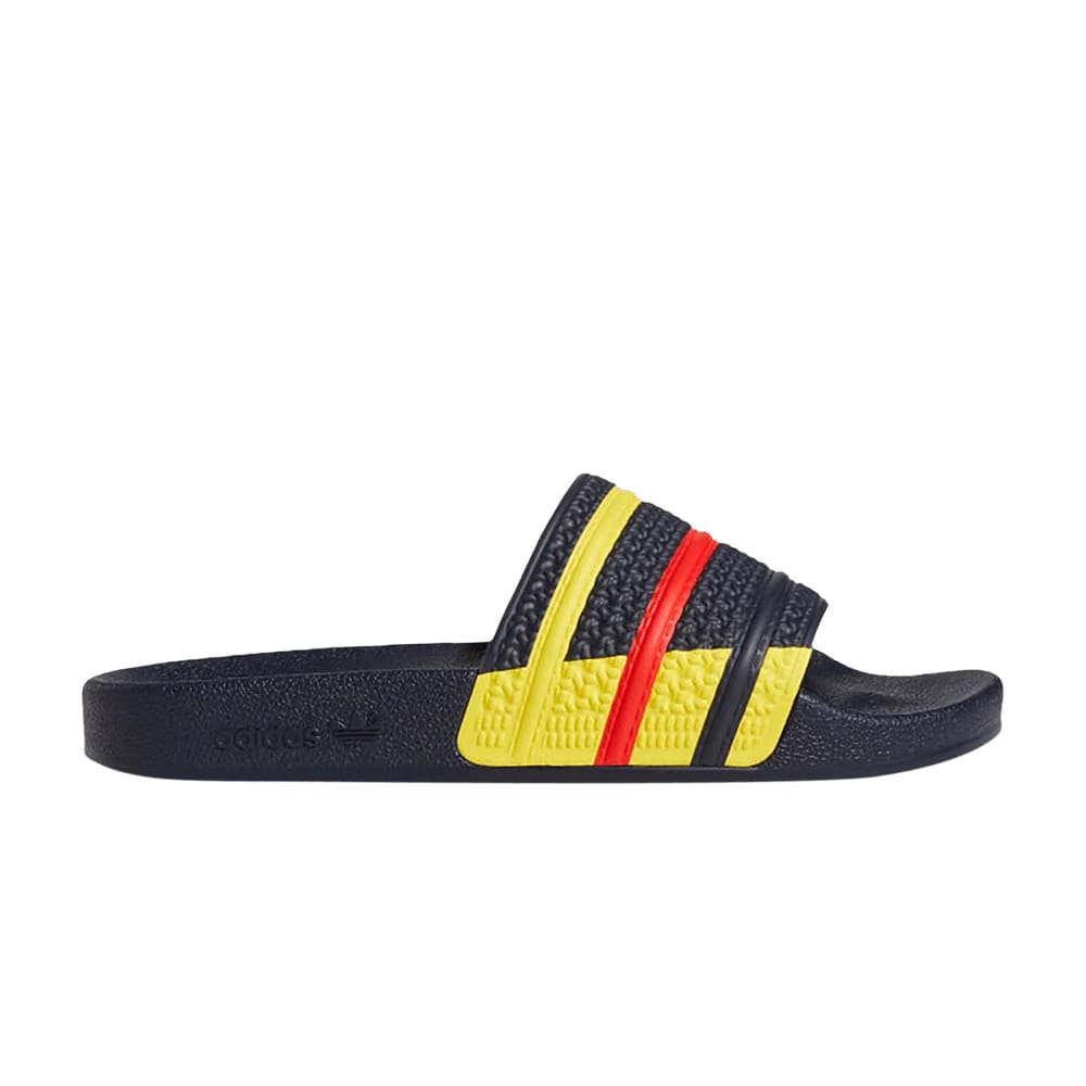 Adidas Adilette Slide Legend Ink Red Yellow