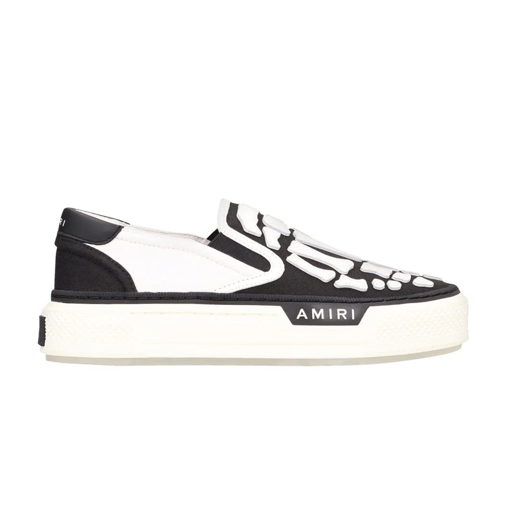 Amiri Wmns Skel Top Slip-On 'Black White'