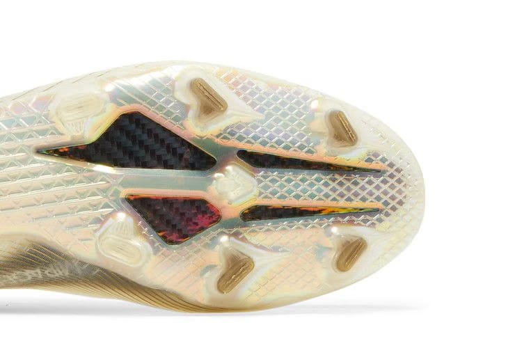 Adidas x Ghosted+ FG White Metallic Gold Melange