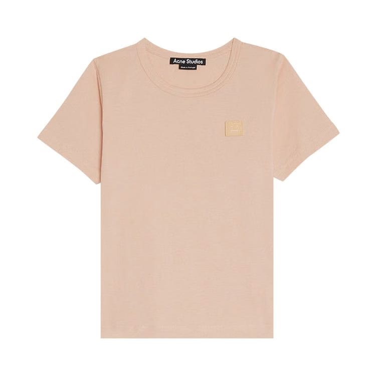 Acne Studios Kids Nash Face T-Shirt Powder Pink