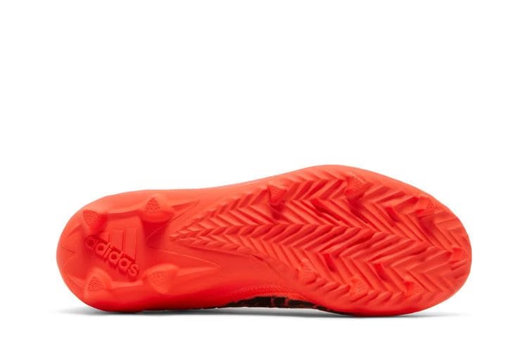 Adidas Adizero Cleats Solar Red Silver Metallic