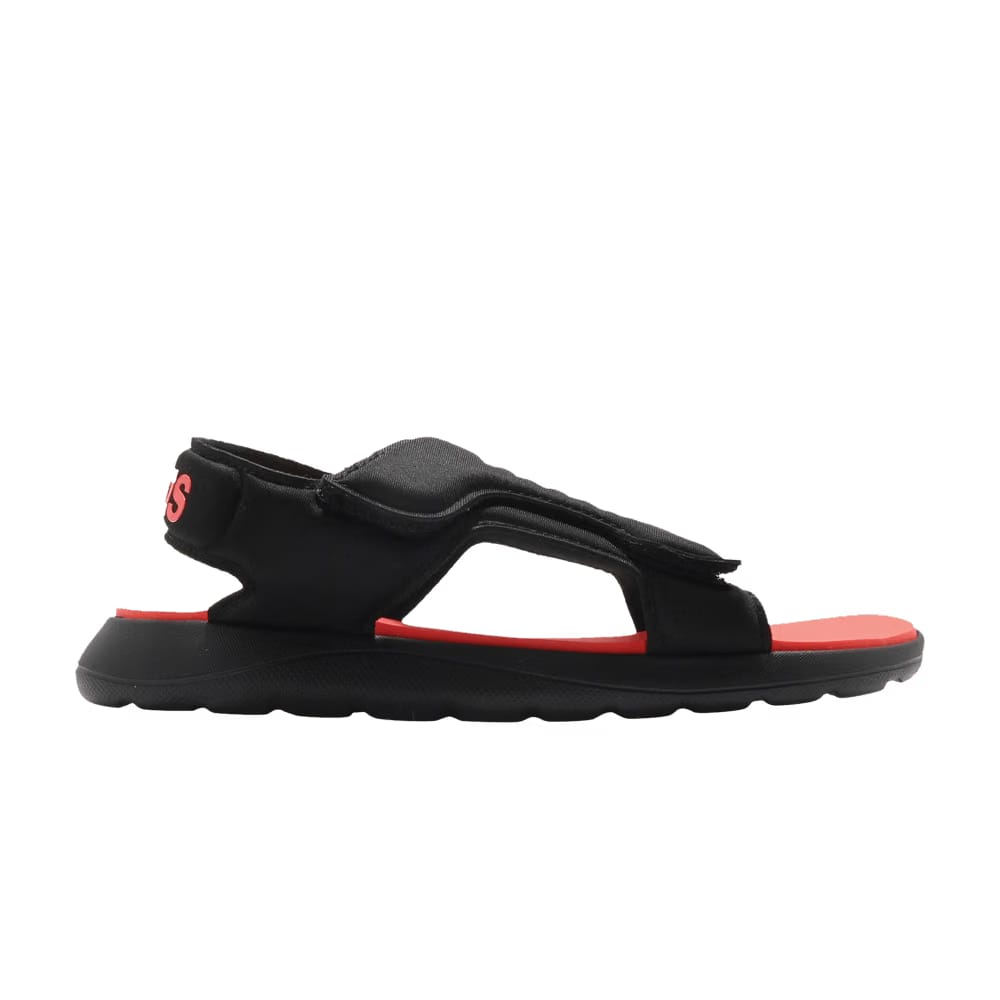 Adidas Comfort Sandal J Black Solar Red